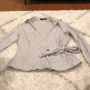 The Limited wrap around blouse